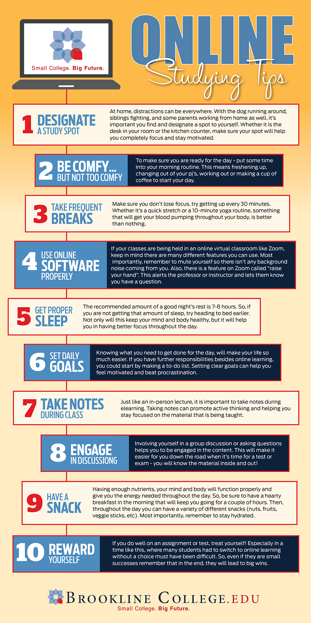 Online Study Tips [Infographic]: Online Learning Tips & Tricks