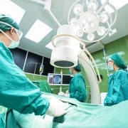 Medical team in an operating room