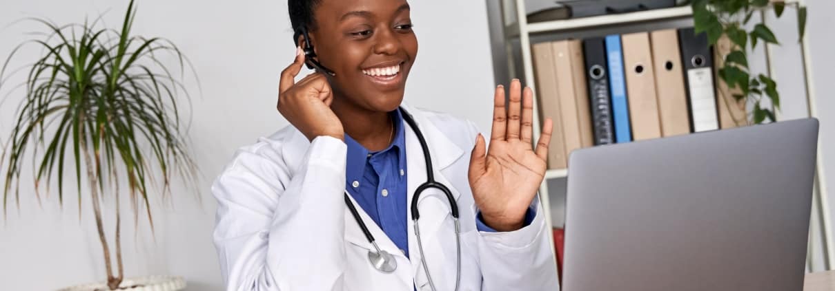 African-American healthcare professional