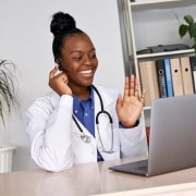 African-American healthcare professional