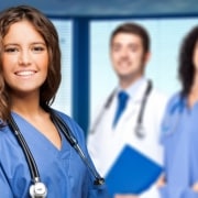 Group of smiling medical professionals