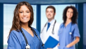 Group of smiling medical professionals